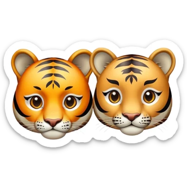 Tigre e pantera sticker