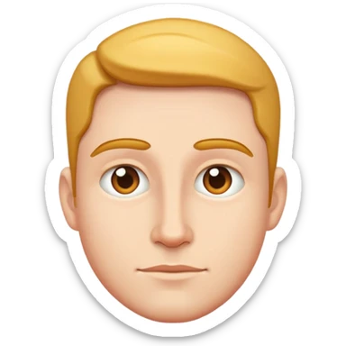 Man without a face sticker