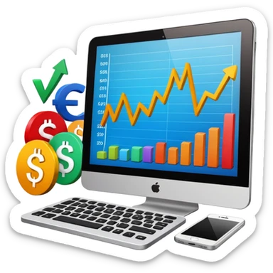 financial market sticker