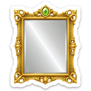 magic mirror on the wall from Shrek sticker