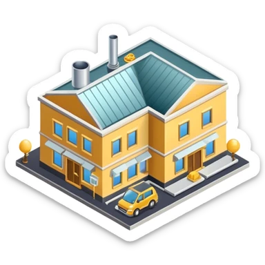 Isometric small jewelry factory gold  sticker