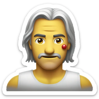 Cara de pacman :v sticker