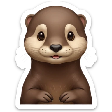with otter please sticker
