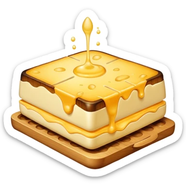 raclette cheese sticker