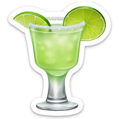 Margarita with lime sticker