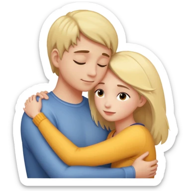 intimate moment between lovers sticker