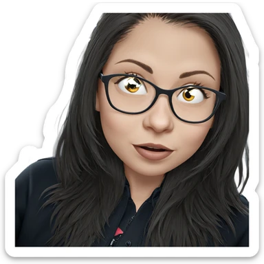 girl in car interior sticker