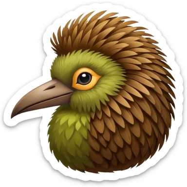 Kiwi bird sticker