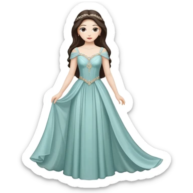 Hande Erçel as a lady from game of thrones from Starfall.  sticker