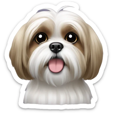 Lhasa apso shih tzu sticker