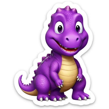 barney the dinosaur sticker