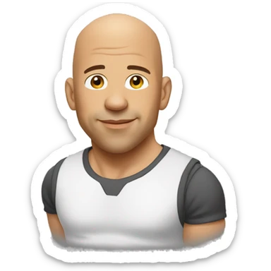 vin diesel sticker