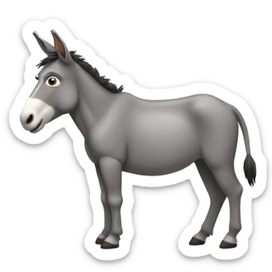 Donkey sticker