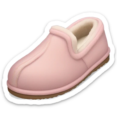 light pink UGG Tasman slippers sticker