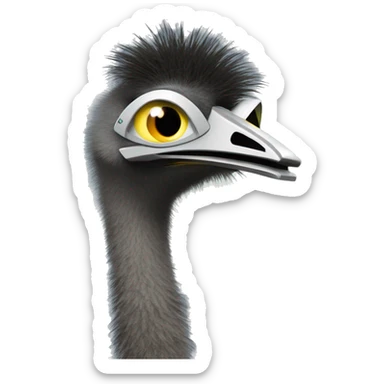 emu wit emergency light sticker