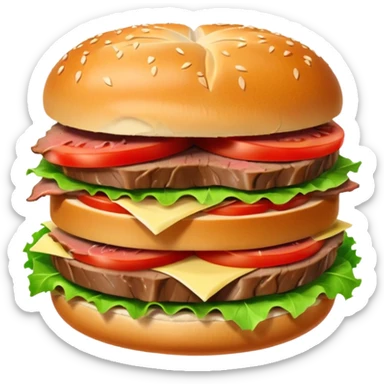 roast beef sandwich sticker