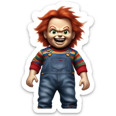 Chucky in San Francisco  sticker