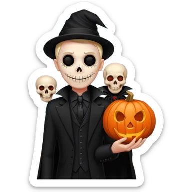 Chris motionless  🕸🦇🎃🥀⚰️🖤🪦🎶🎤☺️ sticker