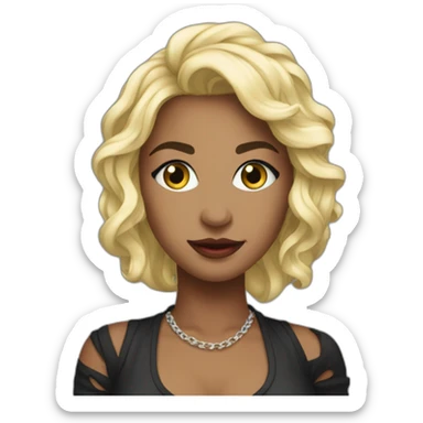 Billie Eillish chanteuse sur scène sticker