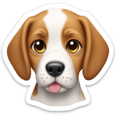 puppy beagle sticker