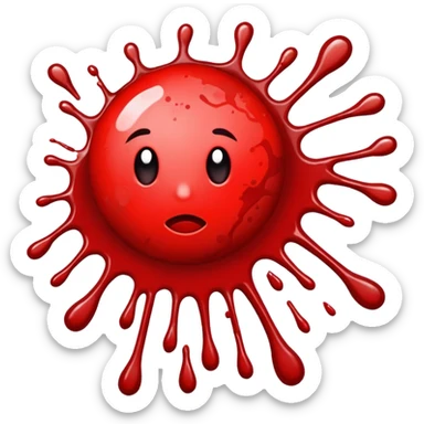 Blood splatter  sticker