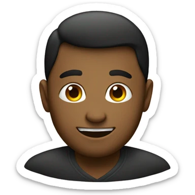 m with a in the middle  sticker