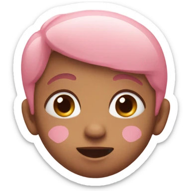 A baby pink colored heart with the name Salim in it sticker