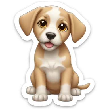 Puppy sticker