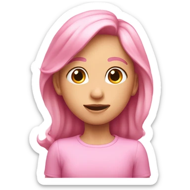 Corazón rosado pastel  sticker