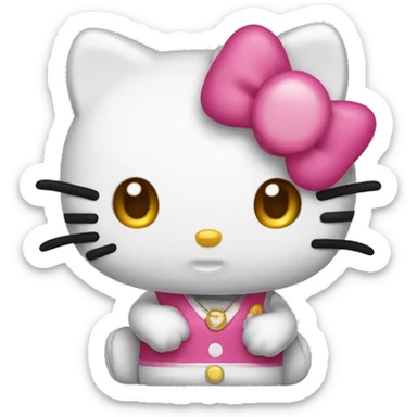 Hello-kitty hello-kitty sticker