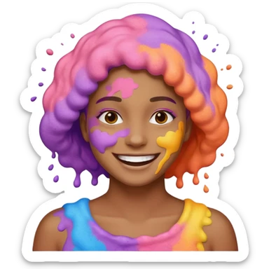 Holi sticker
