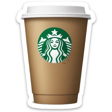 starbucks coffee cup sticker