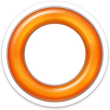 peach gummies ring sticker