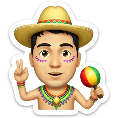 Meraca Musician sticker