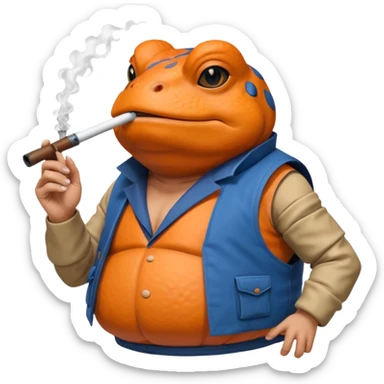 Gamabunta from naruto sticker