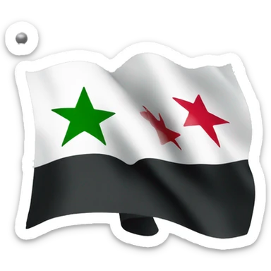 Independent Syria flag sticker
