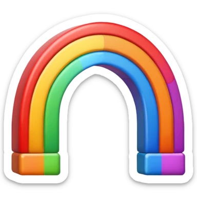 Hearth Raiwnbow sticker