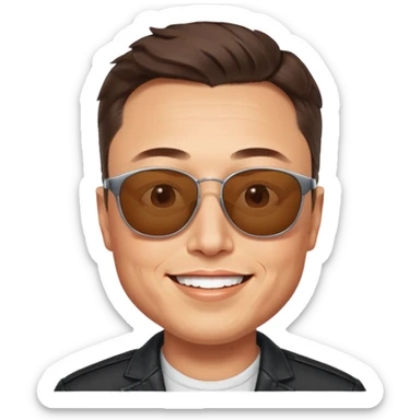 elon musk in portugal sticker