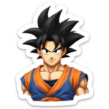 Goku dbz sticker