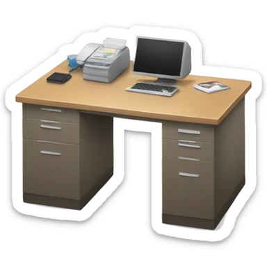 Office desk sticker