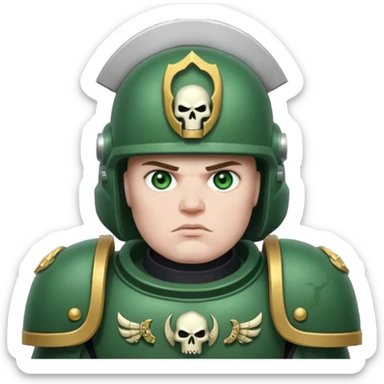 Green Eye Warhammer 40K sticker