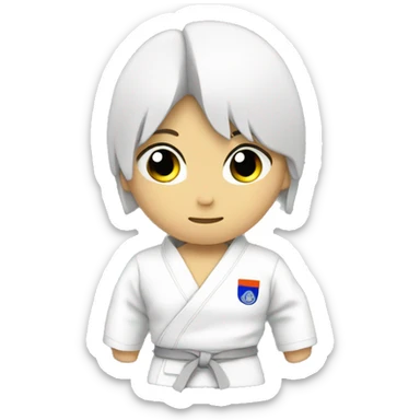 judo faceless sticker