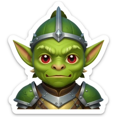 Goblin full body sticker