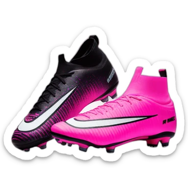 Nike mercurial pink sticker