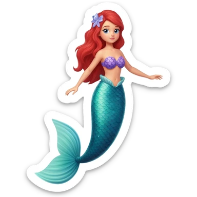 mermaid sticker