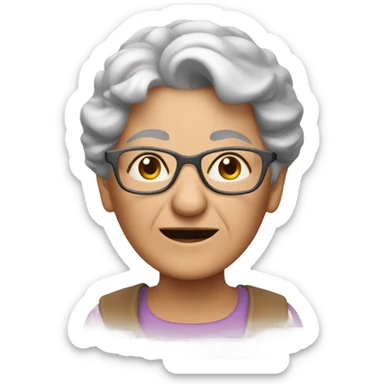 Turbo granny sticker