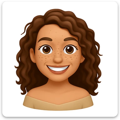 turn the second man in emoji style of the 1st image, match the facial features and match dressing style of the 2nd image, she is having open shoulders  sticker