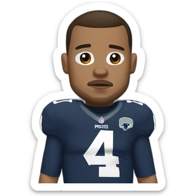 dak prescott looking sad sticker