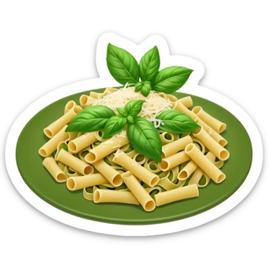Pesto pasta sticker