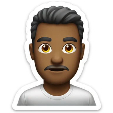 Amazon driver with shirt that says angry sticker